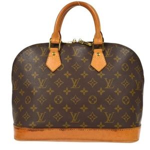 Louis Vuitton Satchel Bag Brown Monogram
